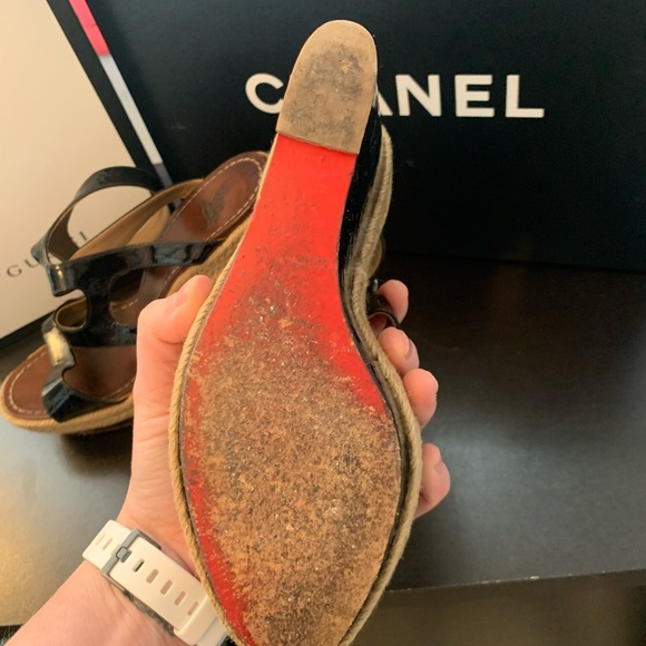 Christian Louboutin Wedges -size 38 - Picture 5 of 12